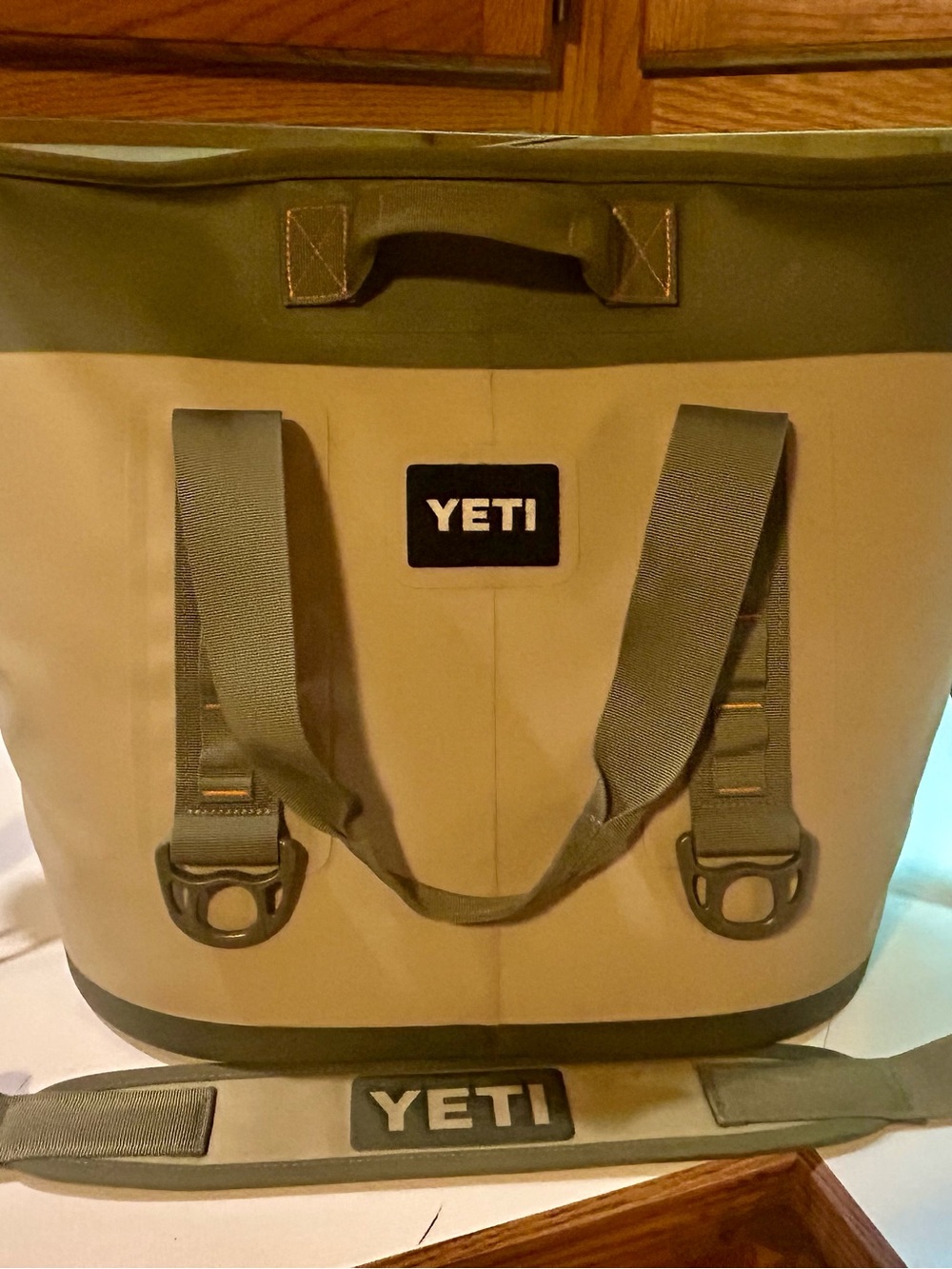 YETI Hopper Two 30 in field tan and blaze orange - Picture 2 of 6